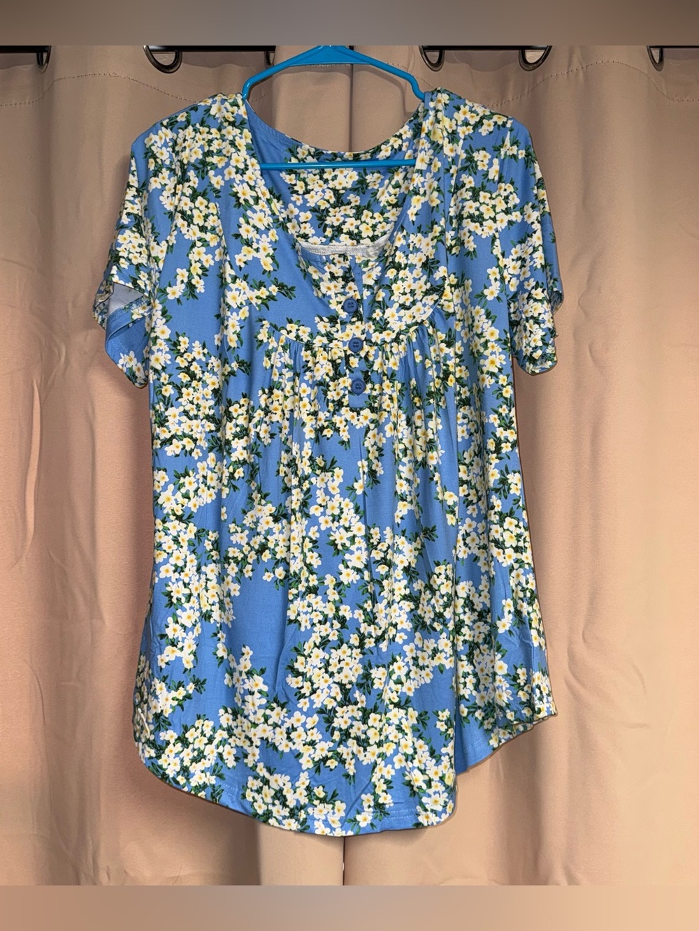 floral print blouse
